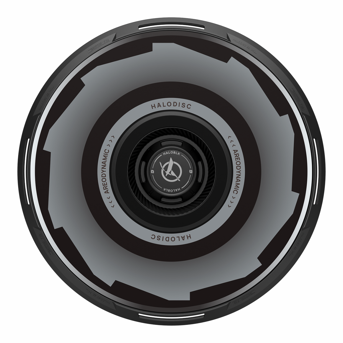 HALODISC 2 Gear (Black) | Set of 4 Wheel Covers for Tesla  Model 3 & Model Y 19" Crossflow Wheel