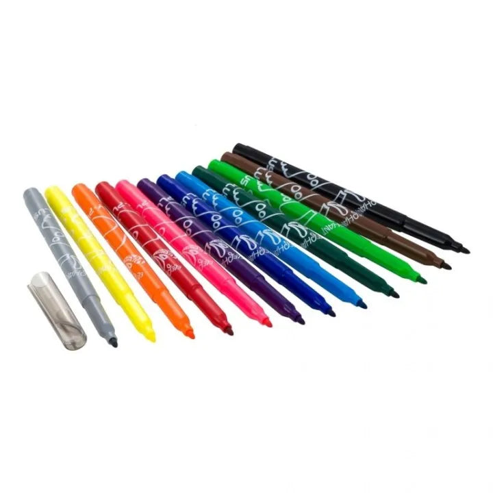 Y-Plus+ Elephant Fibre Pen 6 Colors, 12 Colors & 24 Colors