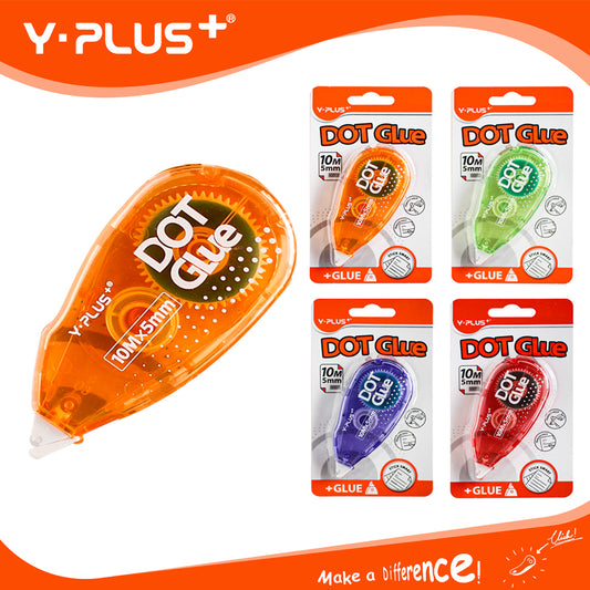 Y-Plus+ Dot Glue Double Sided Adhesive Tape Roller