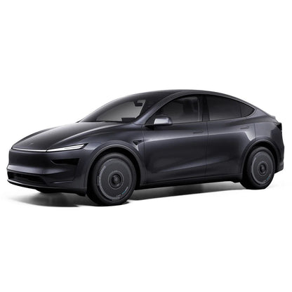 HALODISC 2 Charging (Black) | Set of 4 Wheel Covers for Tesla Model 3 & Model Y 19" Crossflow Wheel