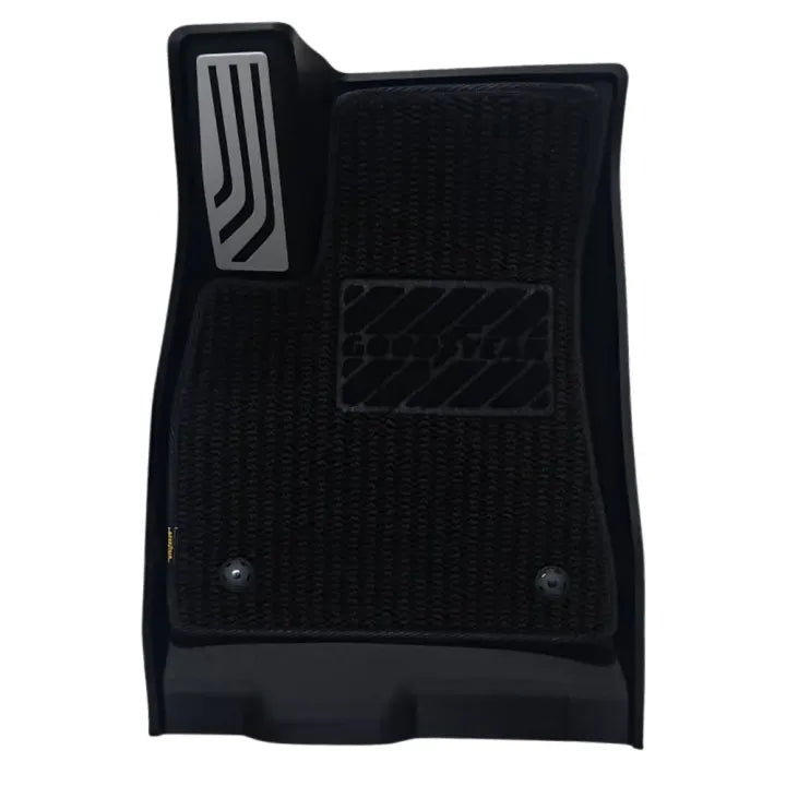 TESLA 2024-2026 MODEL 3 All-Weather Double Layer Injected Molded TPE Odorless Cargo Liners Floor Mats - 1 SET (6PCS)