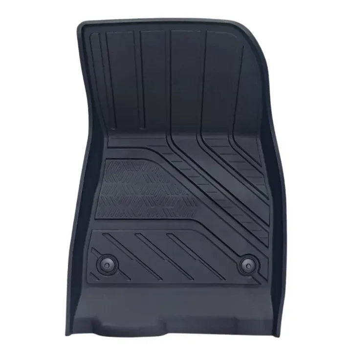 TESLA 2024-2026 MODEL 3 All-Weather Single Layer Injected Molded TPE Odorless Cargo Liners Floor Mats - 1 SET (6PCS)