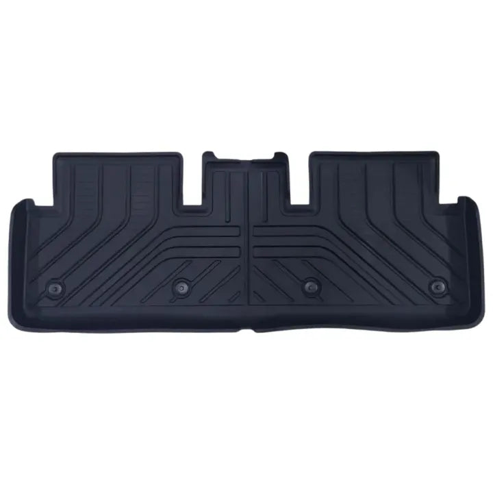 TESLA 2024-2026 MODEL 3 All-Weather Single Layer Injected Molded TPE Odorless Cargo Liners Floor Mats - 1 SET (6PCS)