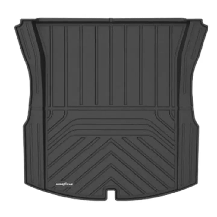 TESLA 2024-2026 MODEL 3 All-Weather Double Layer Injected Molded TPE Odorless Cargo Liners Floor Mats - 1 SET (6PCS)