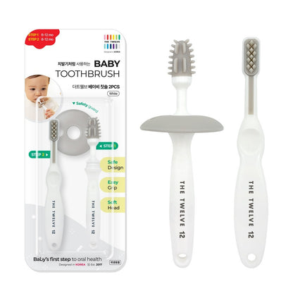 The Twelve 2 Pieces Baby Toothbrush (TT-B)