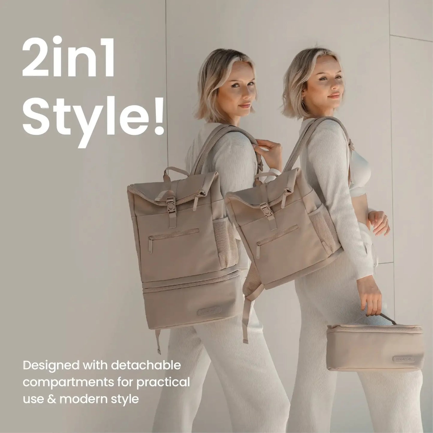 MOOIMOM On-the-Go Diaper & Cooler Bag