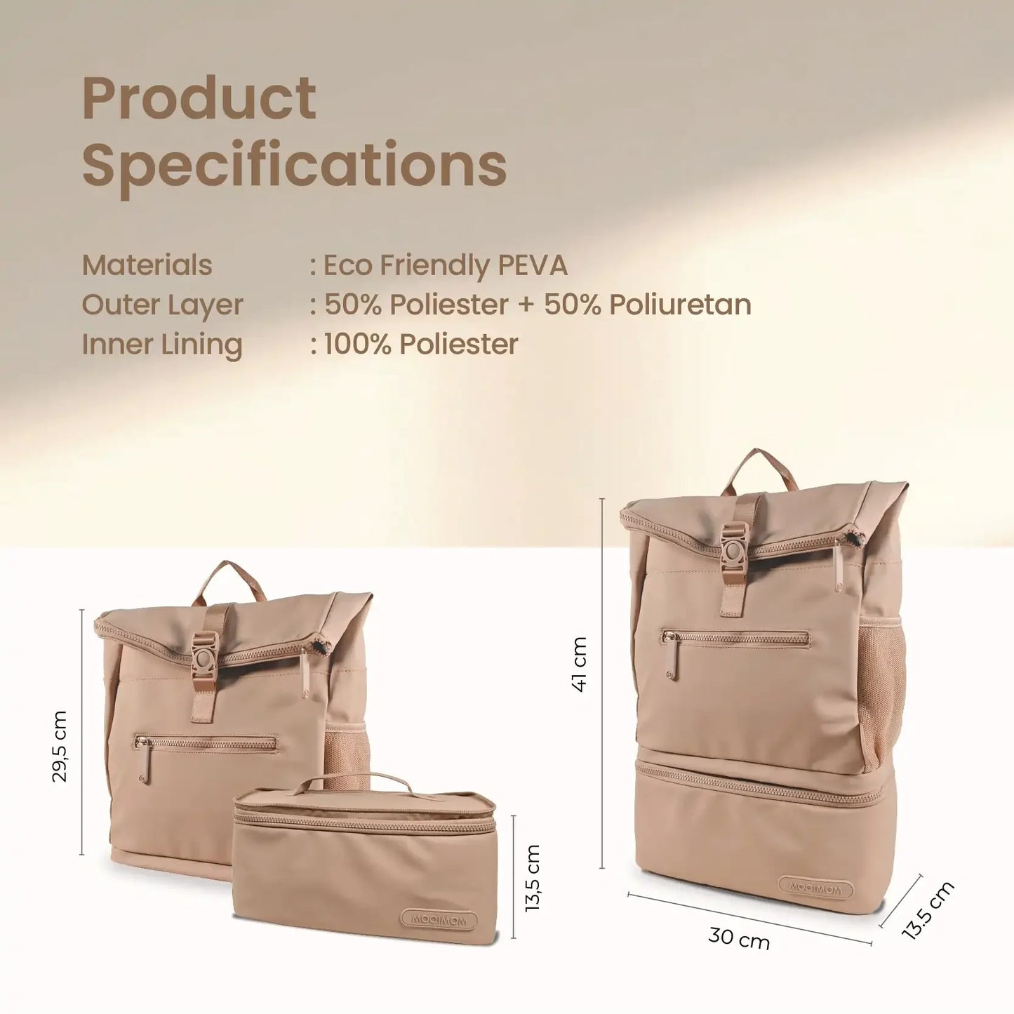 MOOIMOM On-the-Go Diaper & Cooler Bag
