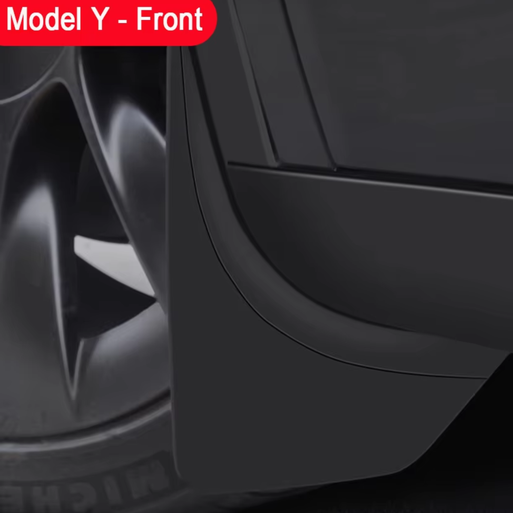 TESLA 2025-2026 Model Y Juniper Front and rear Small Soft TPE Mud Flap Splash Guard