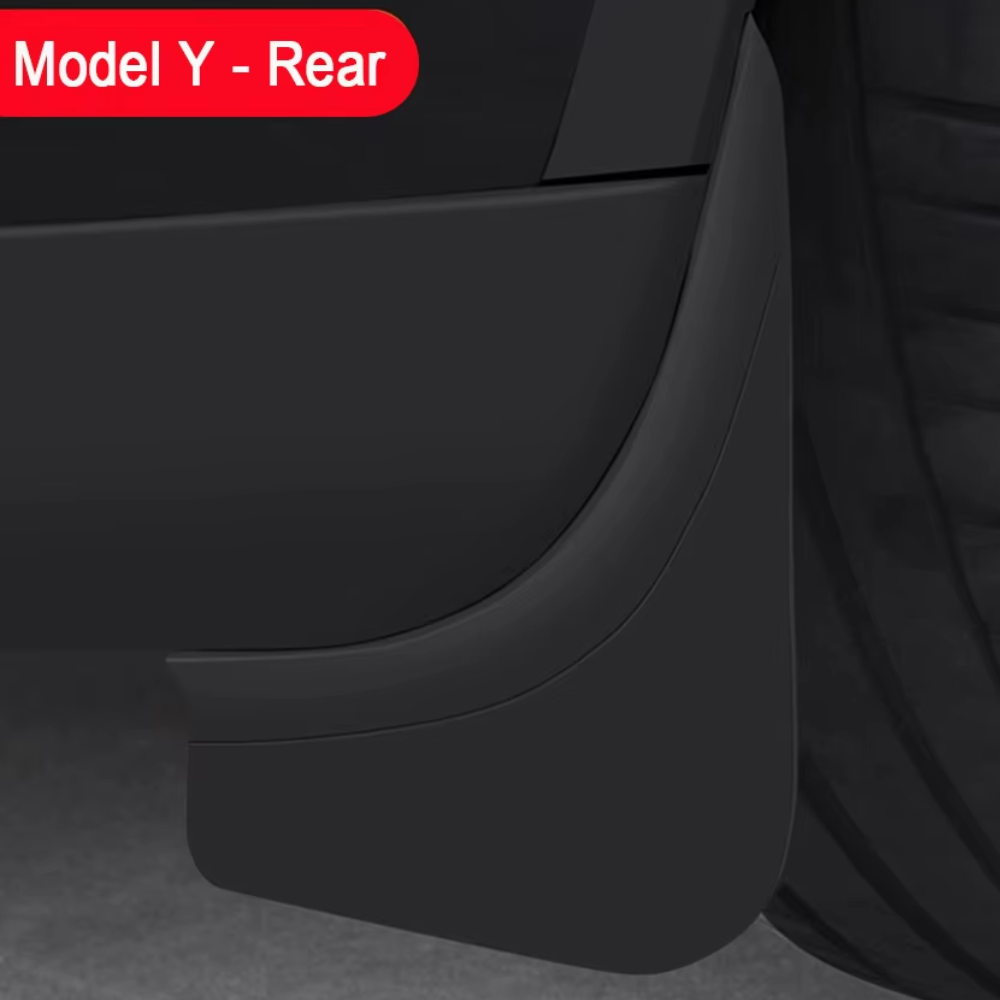 TESLA 2025-2026 Model Y Juniper Front and rear Small Soft TPE Mud Flap Splash Guard