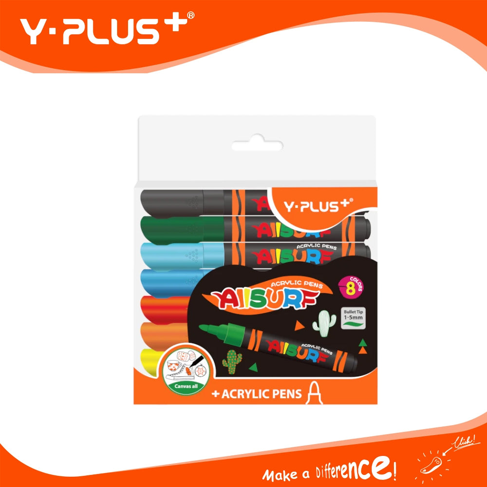 Y-Plus+ All Surf Acrylic Pens