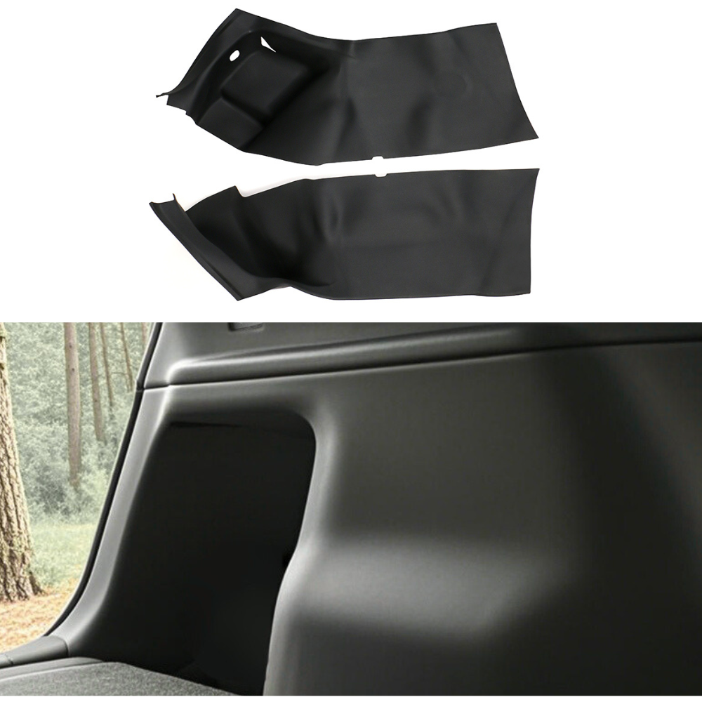 TESLA 2025 Model Y Juniper interior TPE Front and Rear Threshold Strip /Upper and Under Rear Trunk Guard Panel / C-Pillar Guard Board - 4PCS SET