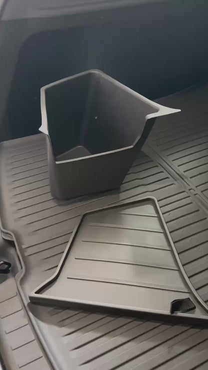 TESLA 2025 Model Y Juniper TPE Rear Trunk Side Storage Organizer - 1SET (2PCS)