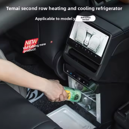TESLA 2025 Model Y Juniper Portable Rear Seat 3.6L Mini Fridge Storage