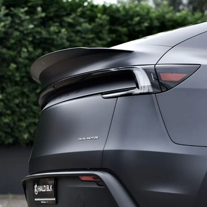 HALOBLK Carbon Fiber Rear Spoiler for Tesla 2025-2026 Model Y Juniper - Matte
