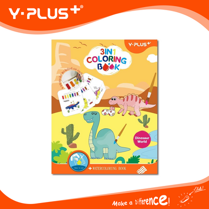 Y-Plus+ 3 in 1 Water Coloring Book