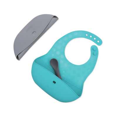 bblüv - Pöket: Silicone Bibs & Spoon Set