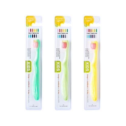 The Twelve Kids Toothbrush in Pastel Color 12 pcs (Ages 3+)