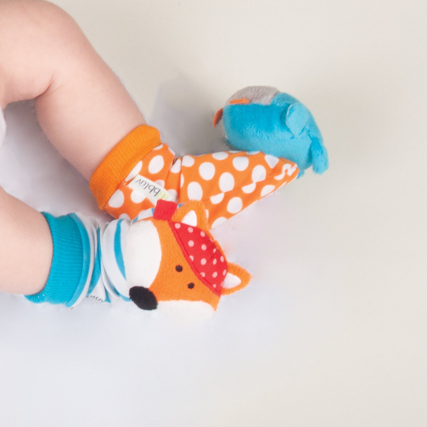 bblüv - Duö: Foot Finders Baby Socks (Owl & Fox)