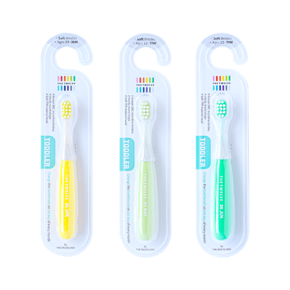 The Twelve Toddler Toothbrush in Pastel Color 12 pcs (1-3 years old)